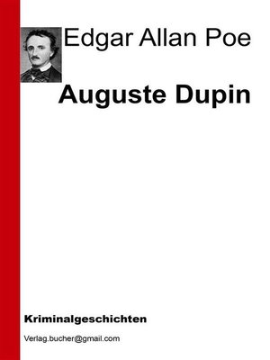 cover image of Auguste Dupin